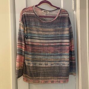 Colorful sweater from Haptics. Barely ever used